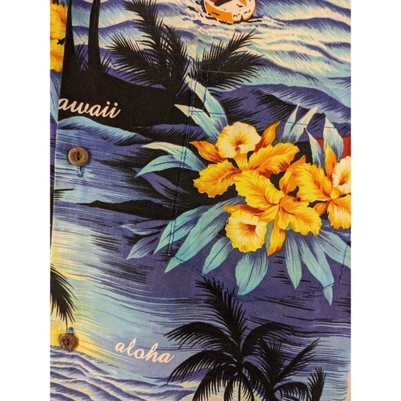 Vintage Royal Hawaiian Creations Mens Short Sleeve Hawaiian Shirt Size M USA - Picture 7 of 15